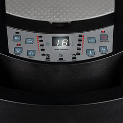 Plaukų drėkintuvas-sauna su ozonu ant stovo 408D Sidabrinis