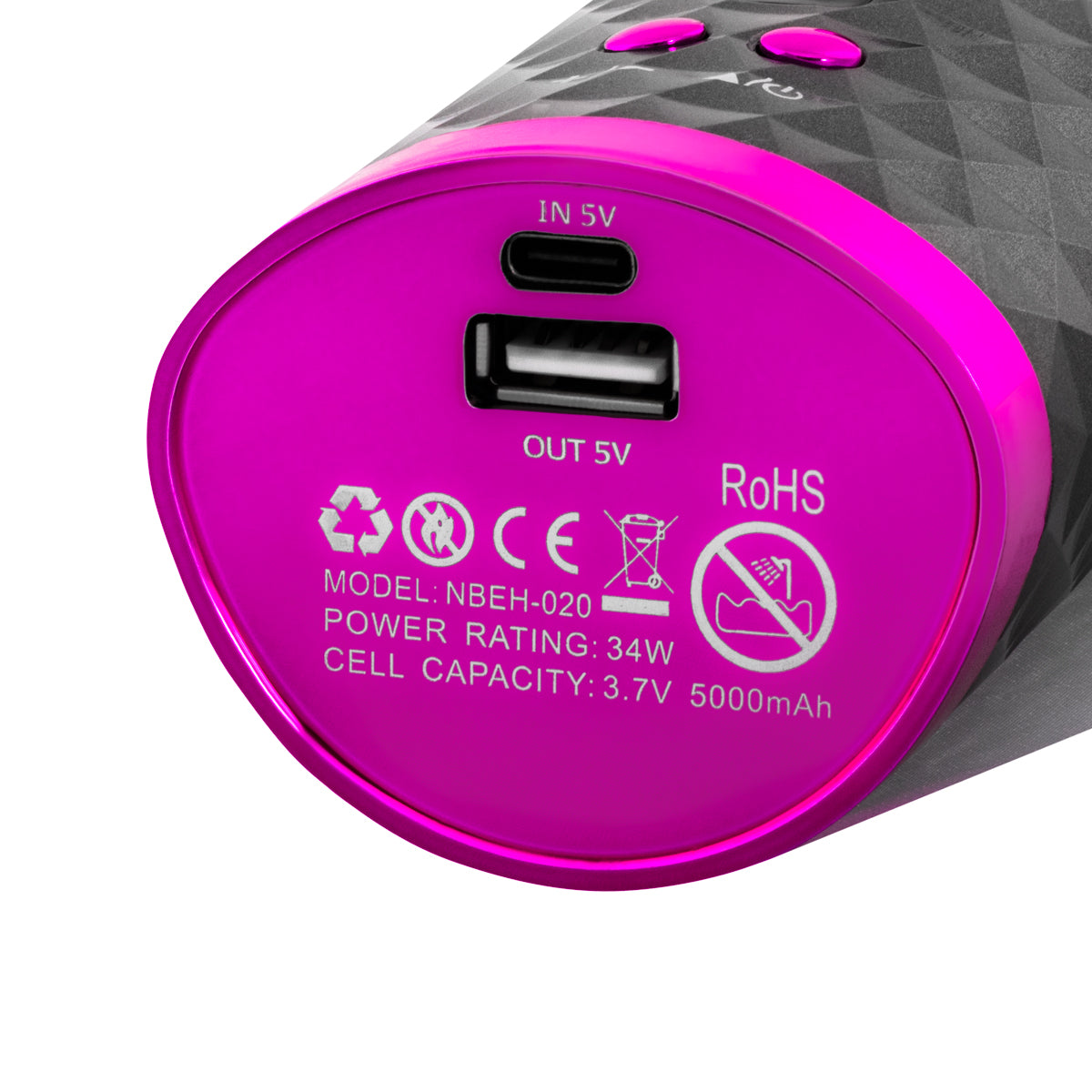 Belaidis plaukų garbanojimo ir stilizavimo aparatas K-020 2IN1