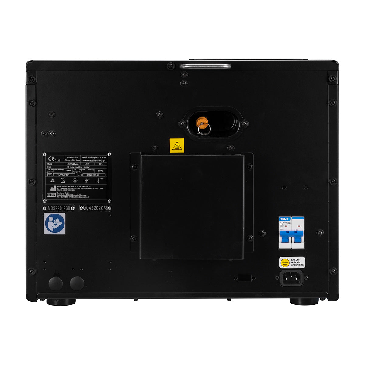 Autoklavas LAFOMED STANDARD LINE LFSS08AA LED 12 L su spausdintuvu, B klasė (juodas)