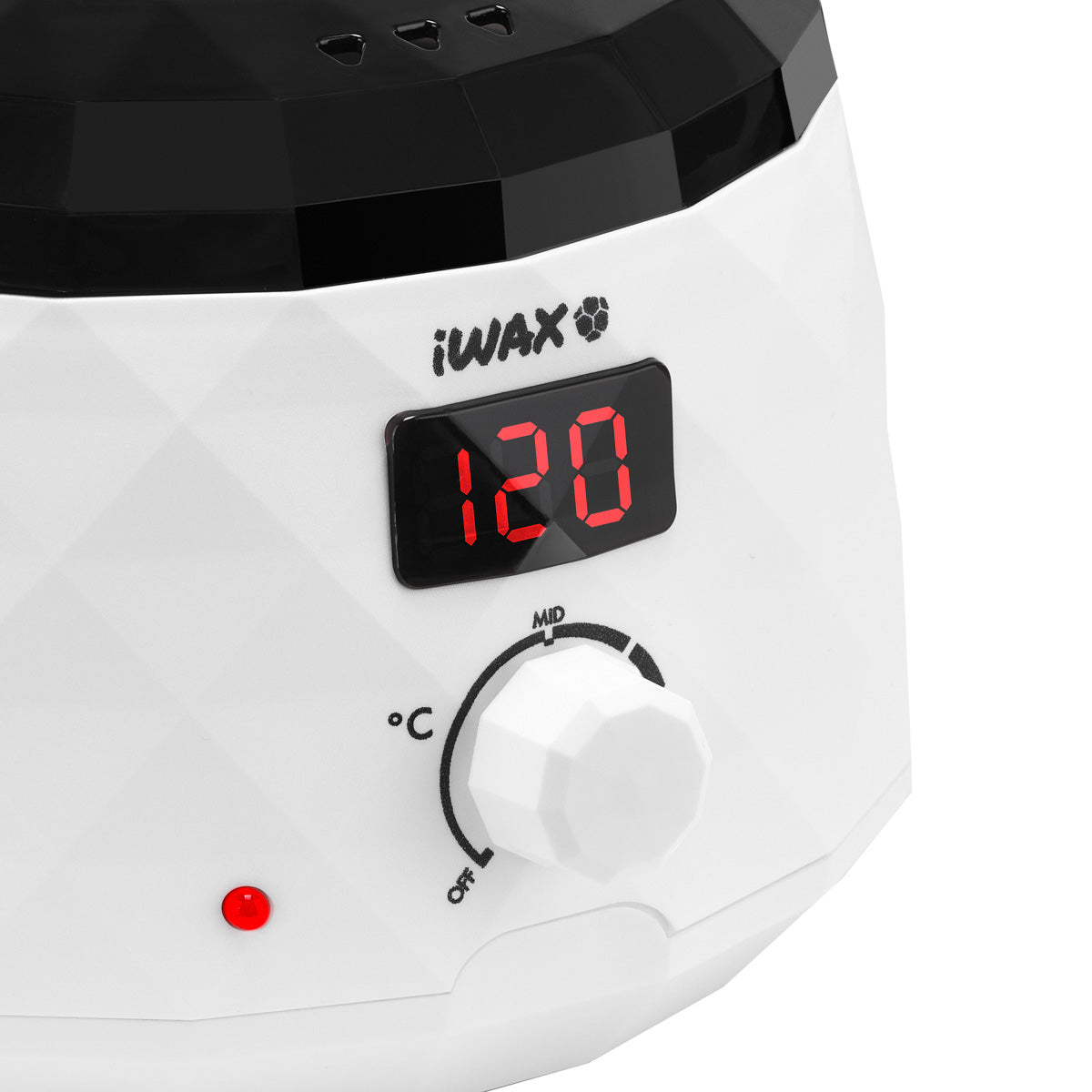 Vaško šildytuvas su ekranu iWAX DIAMOND TECH 400ML 100W (baltas)