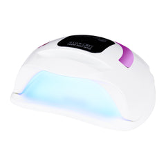 Manikiūro lempa UV Dual Led Glow S1 168W (rožinės spalvos rankena)