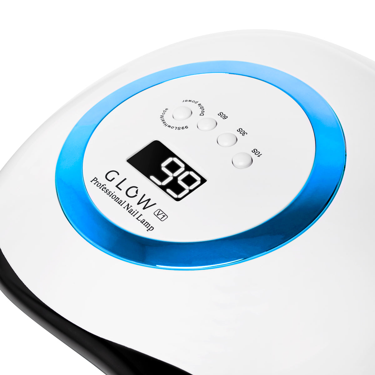 Manikiūro lempa UV LED Glow V1 168W (balta, mėlyna spalvos)