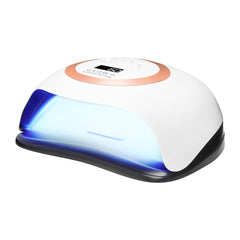 Manikiūro lempa UV LED Glow V1 168W (balta,aukso spalvos)
