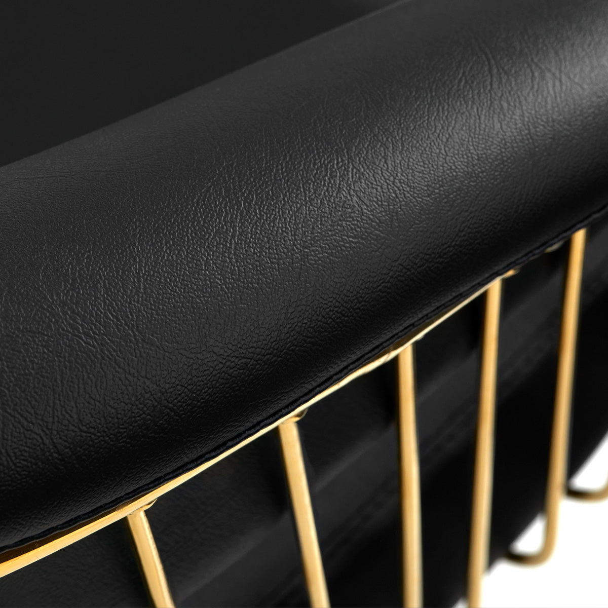 Gabbiano kirpyklos plautuvė Lille (juoda - auksas)