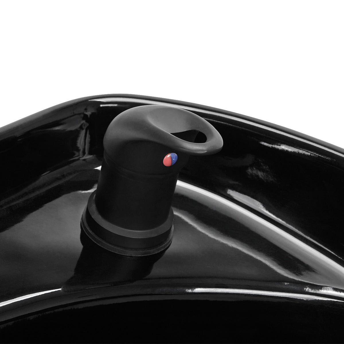 Gabbiano kirpyklos plautuvė Lille (juoda - auksas)