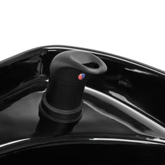 Gabbiano kirpyklos plautuvė Lille (juoda - auksas)