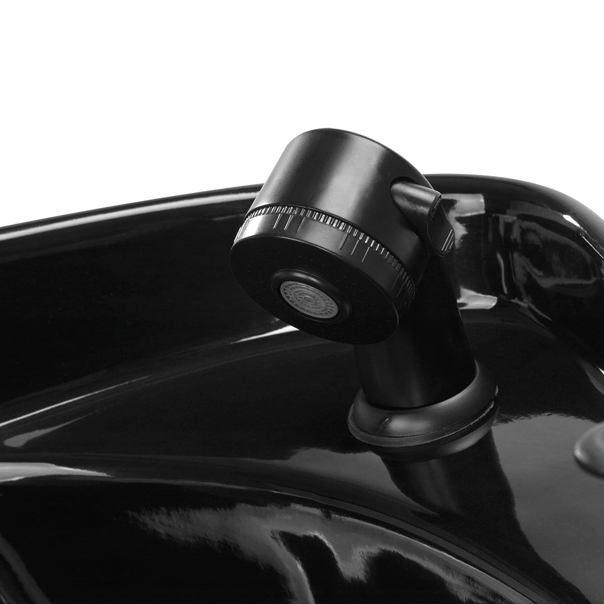 Gabbiano kirpyklos plautuvė Lille (juoda - auksas)