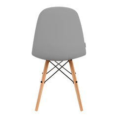 Skandinaviška kėdė 4Rico 187 (pilkos spalvos, eko oda)