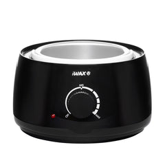 Profesionalus vaško šildytuvas skardinėms ir granulėms IWAX 100, 400ML, 100W (juodos spalvos)