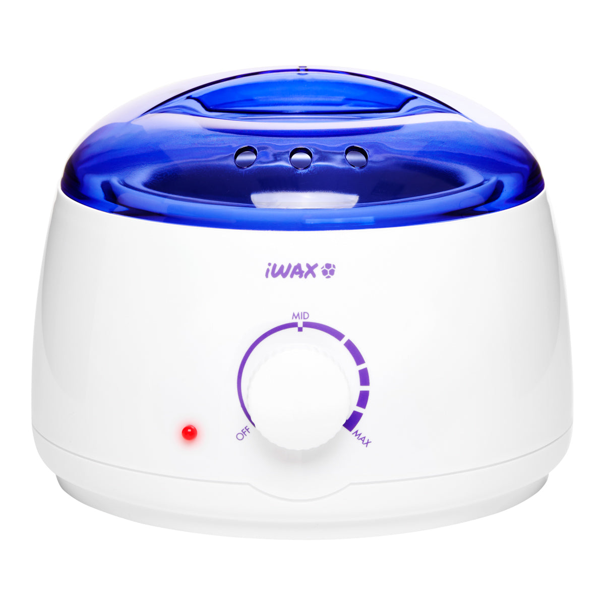 Profesionalus vaško šildytuvas skardinėms ir granulėms IWAX 100, 400ML, 100W (baltos spalvos)