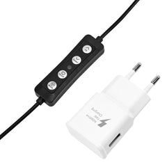 ŽIEDINĖ LEMPA SU STOVU, GLOW 10″, 10W