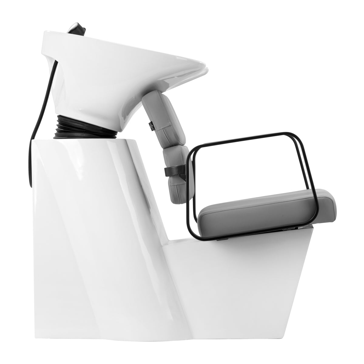 Kirpyklos plautuvė Gabbiano Porto (juoda, šviesiai pilka)