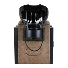 Gabbiano kirpyklos plautuvė Modena (sendinta ruda oda)