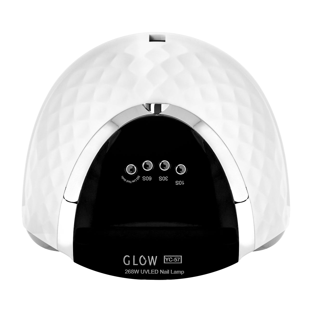 Profesionali UV/LED nagų lempa manikiūrui Glow YC57 RN (balta) 268W
