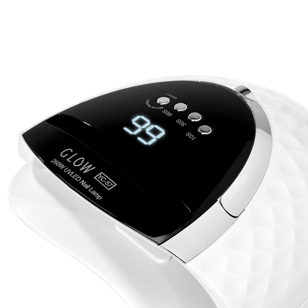 Profesionali UV/LED nagų lempa manikiūrui Glow YC57 RN (balta) 268W