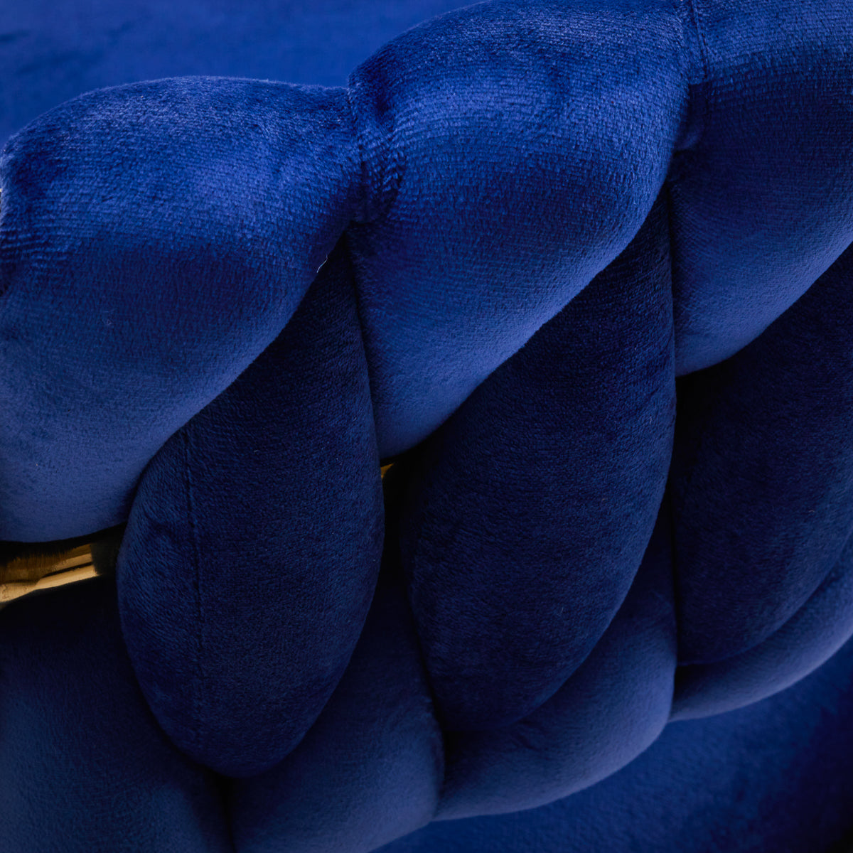 Grožio salono kėdė fotelis 4Rico QS-GW01G, aksominė mėlyna