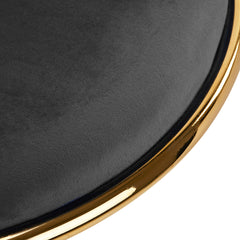 Grožio salono kėdė fotelis 4Rico QS-GW01G, aksominė pilka