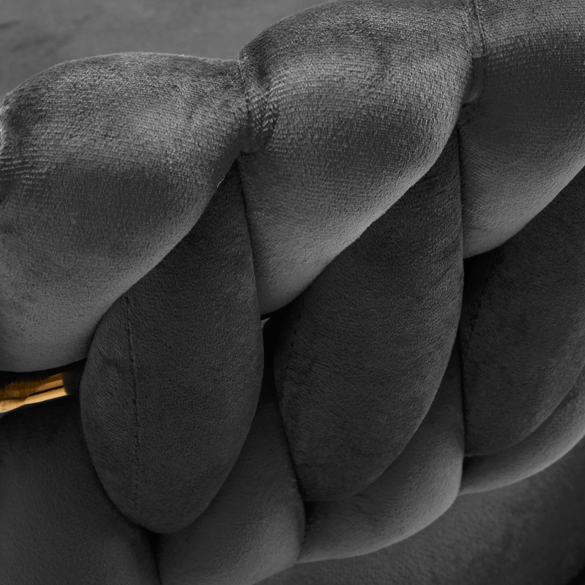 Grožio salono kėdė fotelis 4Rico QS-GW01G, aksominė pilka