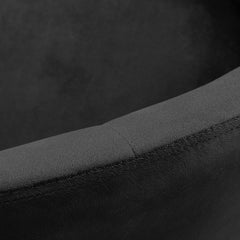 Grožio salono kėdė fotelis 4Rico QS-BL12G, juodas aksomas