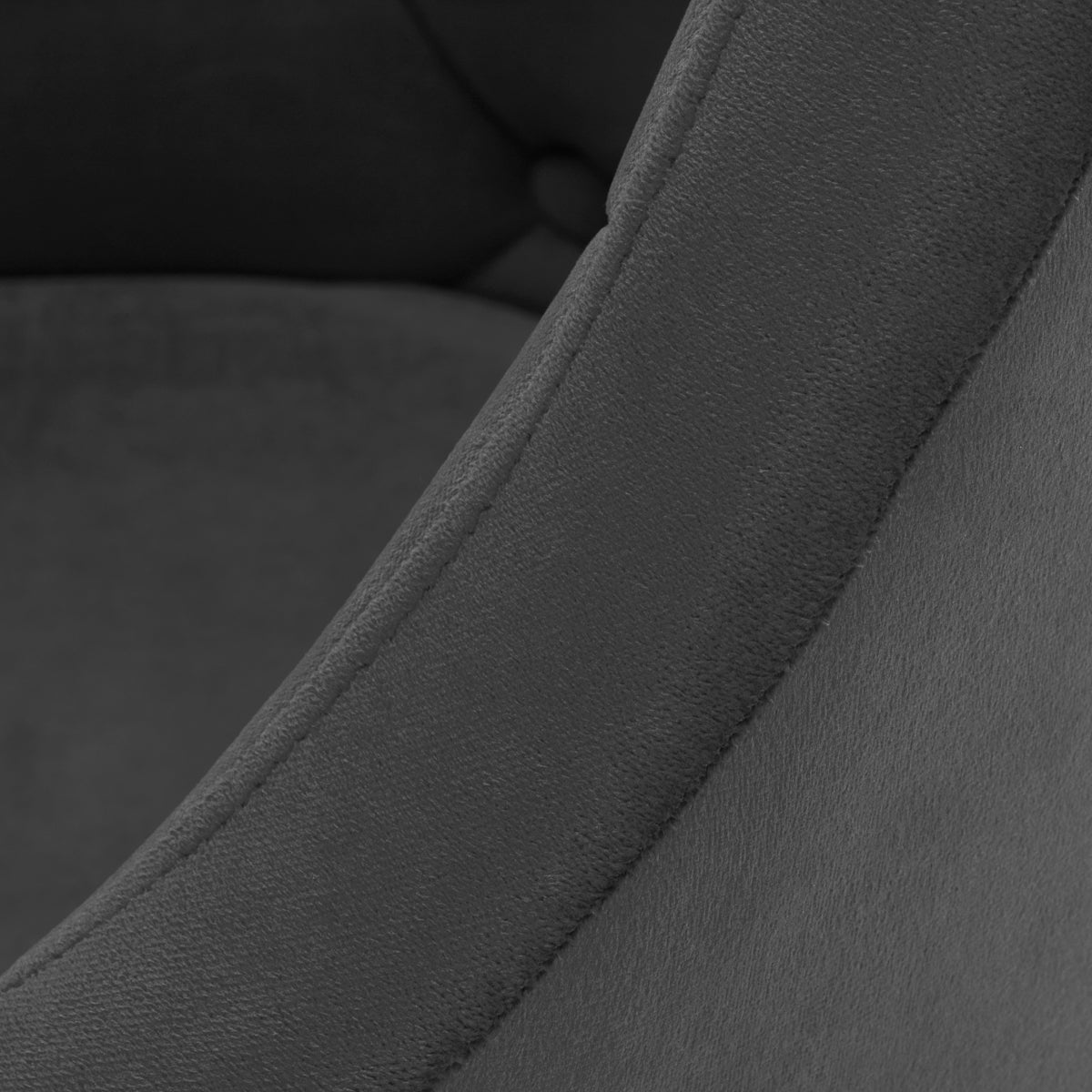 Grožio salono kėdė fotelis QS-BL14G, pilkas aksomas