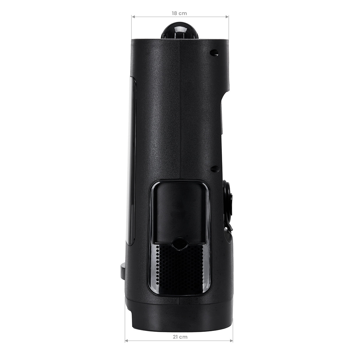 GABBIANO automatinis plaukų siurblys kirpykloms, 1400W (pastatomas, juodas)