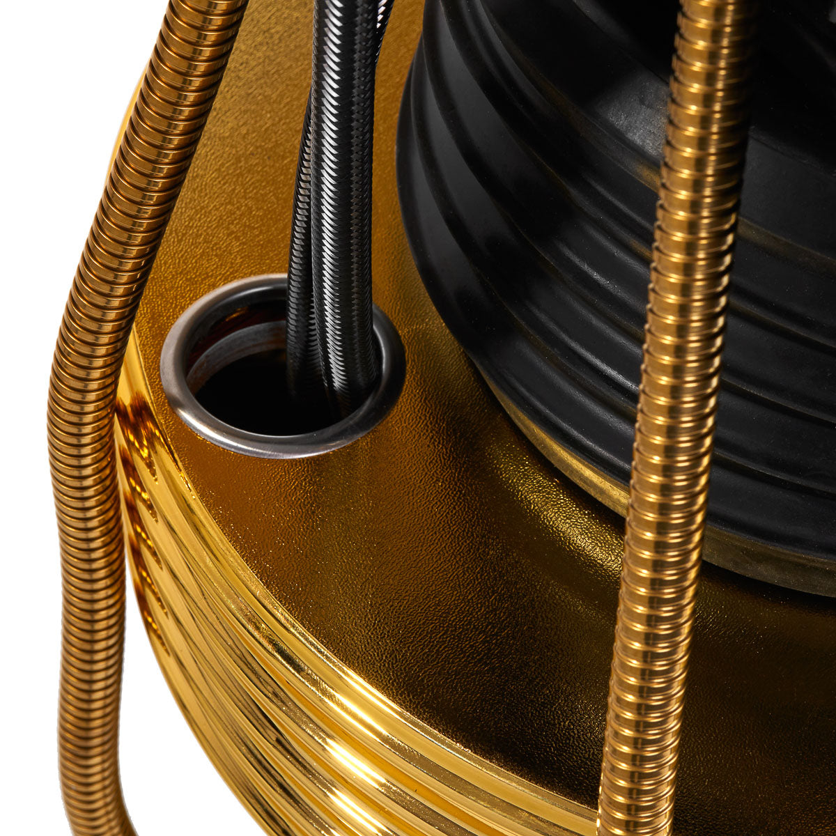 Kirpyklos plautuvė Gabbiano Marcus, aukso ir juoda sp.