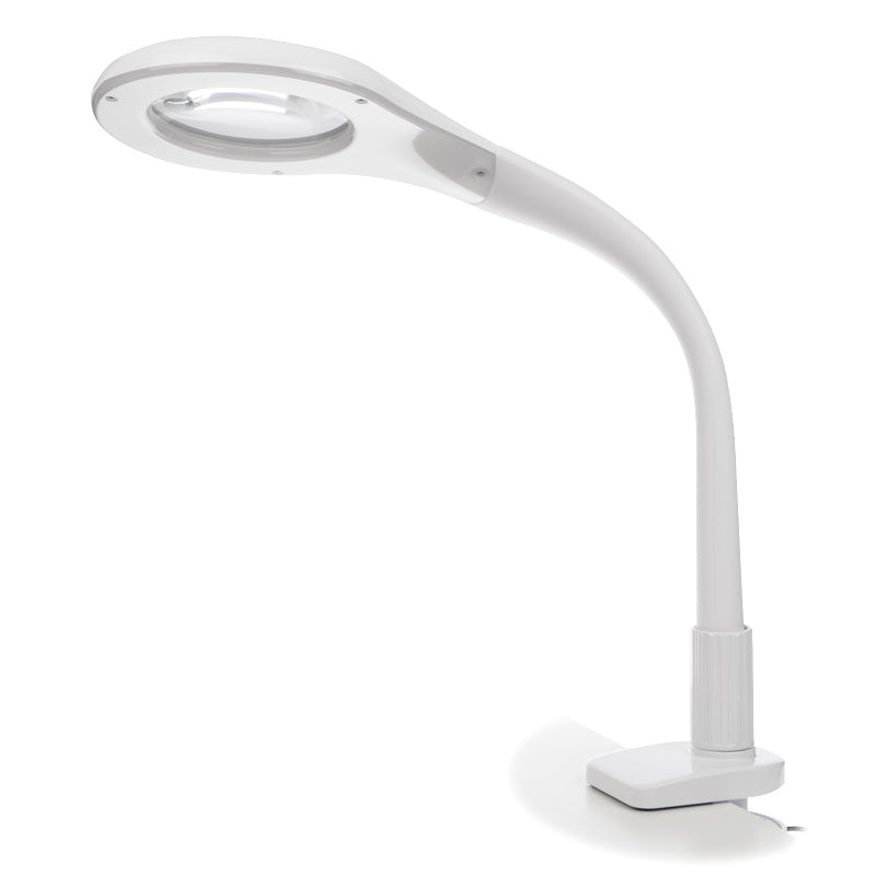 Kosmetinė lempa su CLIP BC-8239C 7W LED padidinamuoju stiklu (balta)