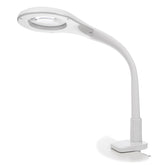Kosmetinė lempa su CLIP BC-8239C 7W LED padidinamuoju stiklu (balta)