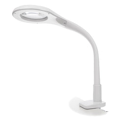 Kosmetinė lempa su CLIP BC-8239C 7W LED padidinamuoju stiklu (balta)