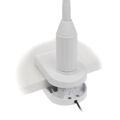 Kosmetinė lempa su CLIP BC-8239C 7W LED padidinamuoju stiklu (balta)