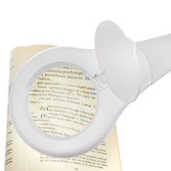 Kosmetinė lempa su CLIP BC-8239C 7W LED padidinamuoju stiklu (balta)