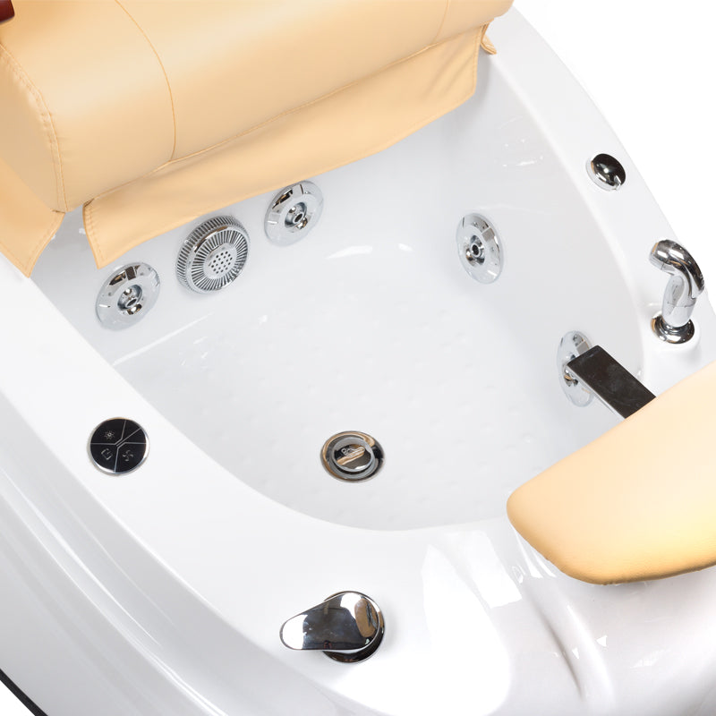 SPA pedikiūro krėslas BR-2307 kreminė
