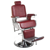 Kirpyklos kėdė LUMBER BH-31823 (burgundinė spalva)