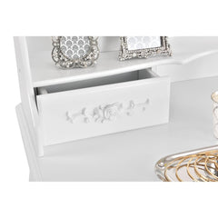 Makiažo staliukas MIRA veidrodis + kėdutė