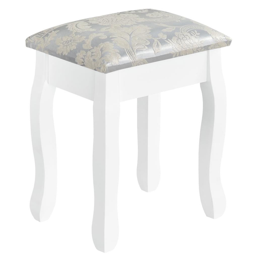 Makiažo staliukas EMMA 3 veidrodžiai + kėdutė