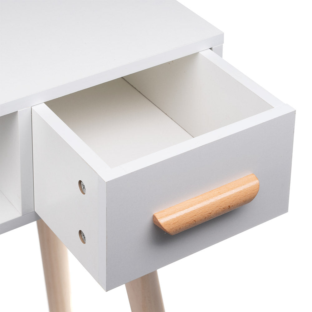 Makiažo staliukas ALVA veidrodis + kėdutė