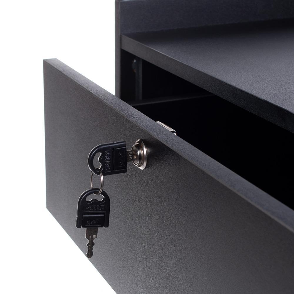 BD-6004 kosmetologinis vežimėlis / staliukas / lentynėlė, juoda sp.