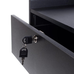 BD-6004 kosmetologinis vežimėlis / staliukas / lentynėlė, juoda sp.