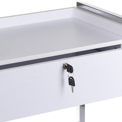 BD-6004 kosmetologinis vežimėlis / staliukas / lentynėlė, balta sp.