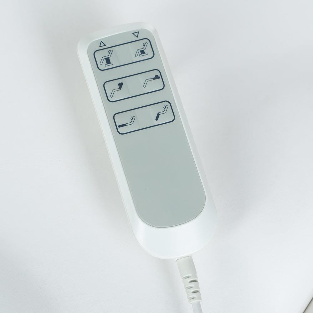 MODENA BD-8194 elektrinis kosmetologinis gultas, 3 el. motorai, baltas