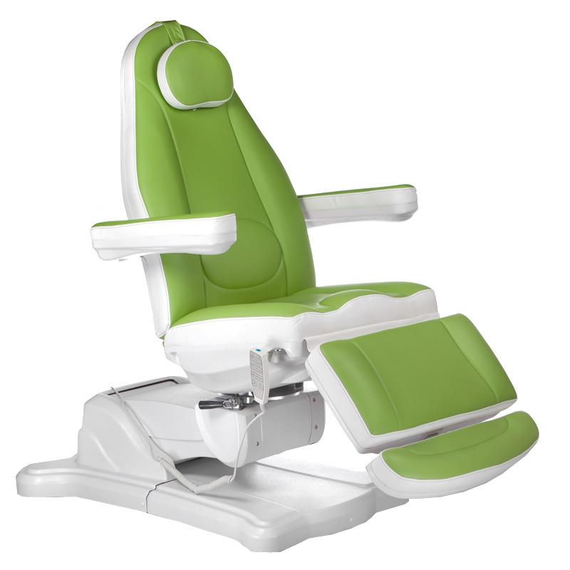 Mazaro BR-6672 elektrinis kosmetologinis gultas, 4 el. motorai, žalia