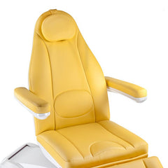 Mazaro BR-6672 elektrinis kosmetologinis gultas, 4 el. motorai, geltonas