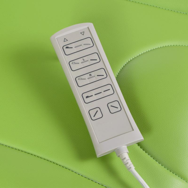 Mazaro BR-6672A elektrinis pedikiūro gultas, 5 el. motorai, žalias