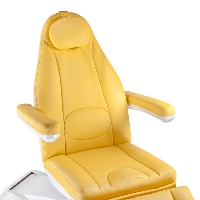 Mazaro BR-6672B elektrinis kosmetologinis gultas, 3 el. motorai, geltonas