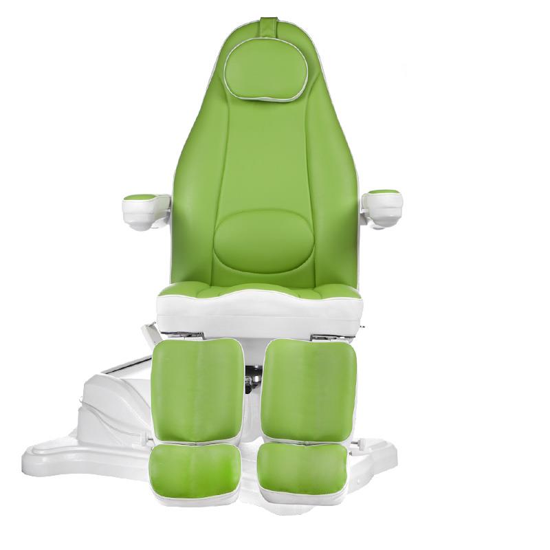 Mazaro BR-6672C elektrinis pedikiūro gultas, 3 el. motorai, žalias