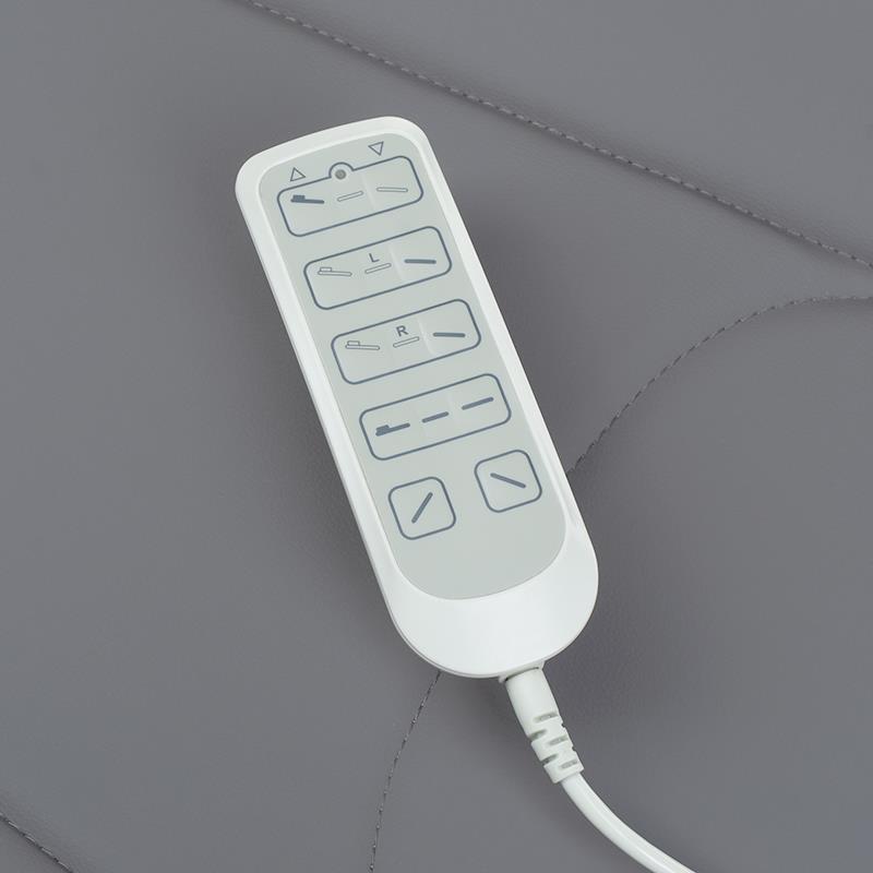 Mazaro BR-6672C elektrinis pedikiūro gultas, 3 el. motorai, tamsiai pilkas