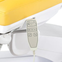 Mazaro BR-6672C elektrinis pedikiūro gultas, 3 el. motorai, geltonas