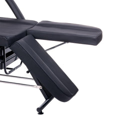 BW-263 kosmetologinis - pedikiūro gultas su porankiais, juoda sp.