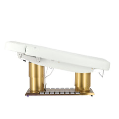 Elektrinis masažo stalas Avelon su šildymo funkcija, baltas