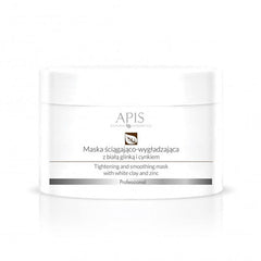 Poras sutraukianti ir glotninanti veido kaukė su balta moliu ir cinku 200 ml – APIS Astringent & Smoothing